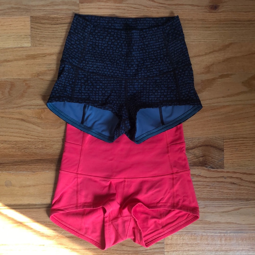 TWO, never worn, lululemon shorts